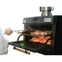 DIAMOND - Déclassé - Four-BBQ à charbon GN 1/1 (60 kg/h) porte relevable/inox