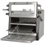 DIAMOND - Déclassé - Four-BBQ à charbon GN 1/1 (60 kg/h) porte relevable/inox