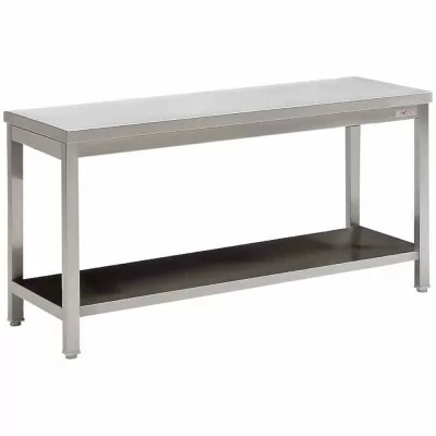 DIVERSO - Déclassé - Table de travail avec tablette inférieure L. 1400 mm