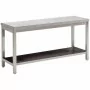 DIVERSO - Déclassé - Table de travail avec tablette inférieure L. 1400 mm