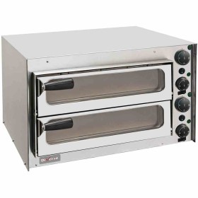 DIVERSO - Déclassé - Four à pizza électrique 2x 1 pizza Ø 350 mm portillon vitré double chambre