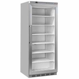 DIVERSO - Déclassé - Armoire congélateur porte vitrée statique 600 L acier inox