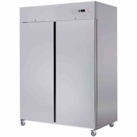 DIVERSO - Déclassé - Armoire réfrigérée inox sur roues 1400 L, 2 portes GN 2/1
