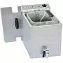DIVERSO - Déclassé - Friteuse électrique simple à poser avec robinet, 8 L