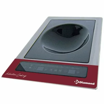 DIAMOND - Fin de série - Plaque à induction wok-encastrable 3,6 kW touches tactiles