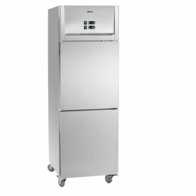 BARTSCHER - Armoire froide bi-température 484 L inox portes pleines