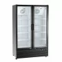 BARTSCHER - Armoire froide bi-température 820 L extérieur noir portes vitrées