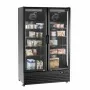 BARTSCHER - Armoire froide bi-température 820 L noire portes vitrées