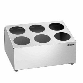 BARTSCHER - Bac couverts 6 compartiments 385x304x206 mm