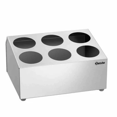 BARTSCHER - Bac couverts 6 compartiments 385x304x206 mm