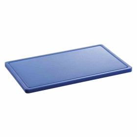 BARTSCHER - Planche à découper avec rigole 530 x 320 bleue