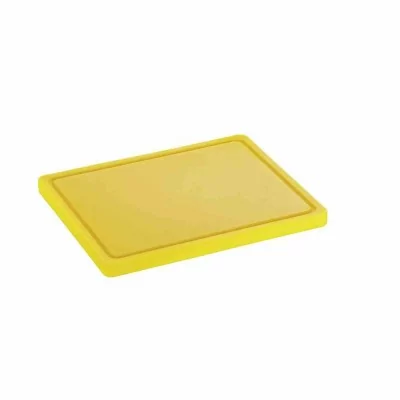 BARTSCHER - Planche à découper avec rigole 320 x 260 jaune