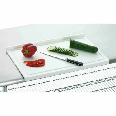 BARTSCHER - Planche découpe 520 x 300 PE blanche