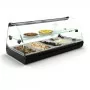 SAYL - Vitrine bain-marie à poser CLASSIC 2P 4 x GN 1/3 étagère