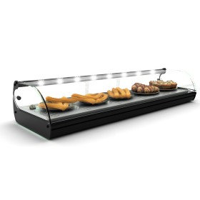 SAYL - Vitrine chauffante standard CLASSIC 1P chaleur sèche L. 1190 mm éclairage LED