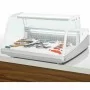 POLAR - Vitrine réfrigérée de comptoir à poisson série G 175 L