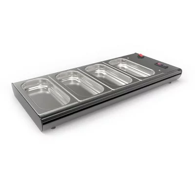 SAYL - Buffet base chaude bain-marie 4x GN 1/3