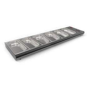 SAYL - Buffet base chaude bain-marie 6x GN 1/3