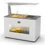 SAYL - Buffet chaud bain-marie 3x GN 1/1 P. 150 mm avec anti-postillon à gauche