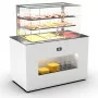 SAYL - Buffet chaud bain-marie 3x GN 1/1 P. 150 mm avec vitrine espace plat avant