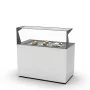 SAYL - Buffet chaud chaleur sèche P. 15 mm L. 1300 mm avec étagère de service arrière