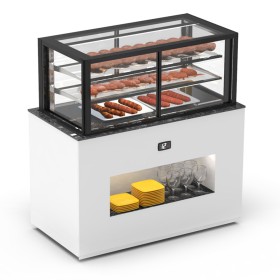 SAYL - Buffet chaud INTEGRA chaleur sèche 3 étages accès avant/arrière