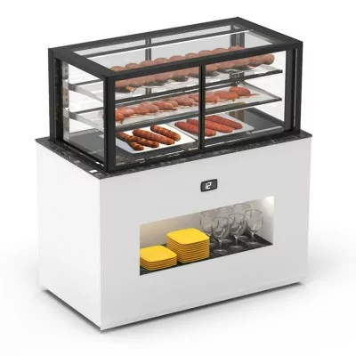 SAYL - Buffet chaud INTEGRA chaleur sèche 3 étages accès avant/arrière