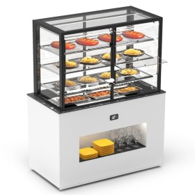 SAYL - Buffet chaud INTEGRA chaleur sèche 4 étages accès portes battantes