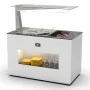 SAYL - Buffet froid avec plaque froide 3x GN 1/1 P. 150 mm avec anti-postillon à gauche