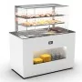 SAYL - Buffet froid avec plaque froide 3x GN 1/1 P. 150 mm avec vitrine espace plat avant
