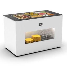 SAYL - Buffet froid avec plaque froide 3x GN 1/1 P. 65 mm