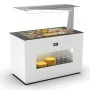 SAYL - Buffet froid avec plaque froide 3x GN 1/1 P. 65 mm avec anti-postillon à droite