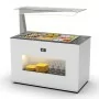 SAYL - Buffet froid avec plaque froide 3x GN 1/1 P. 65 mm avec anti-postillon à gauche