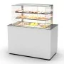 SAYL - Buffet froid avec plaque froide 3x GN 1/1 P. 65 mm avec vitrine espace plat arrière