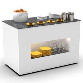 SAYL - Buffet neutre HPL L. 1300 mm