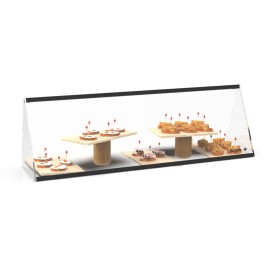 SAYL - Vitrine d'exposition neutre PITAGORAS 1190x340x240 mm