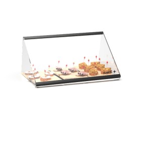 SAYL - Vitrine d'exposition neutre PITAGORAS 555x340x240 mm