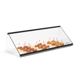 SAYL - Vitrine d'exposition neutre PITAGORAS 920x340x240 mm