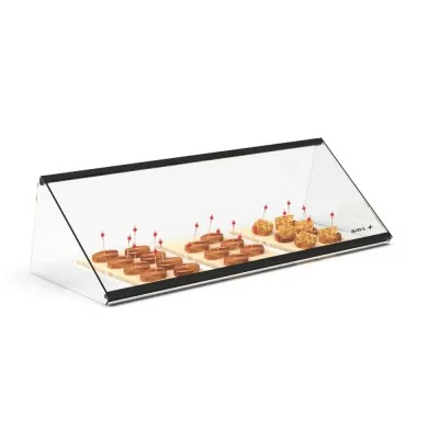 SAYL - Vitrine d'exposition neutre PITAGORAS 920x340x240 mm