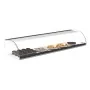 SAYL - Vitrine d'exposition neutre SIMPLY 1190x380x170 mm