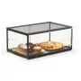 SAYL - Vitrine d'exposition neutre verre droit 1 étage L. 555 mm éclairage LED