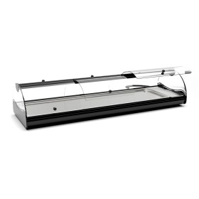 SAYL - Vitrine neutre à poser SELF-SERVICE éclairage LED L. 1190 mm