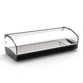 SAYL - Vitrine neutre à poser SHARK 1P éclairage LED L. 840 mm