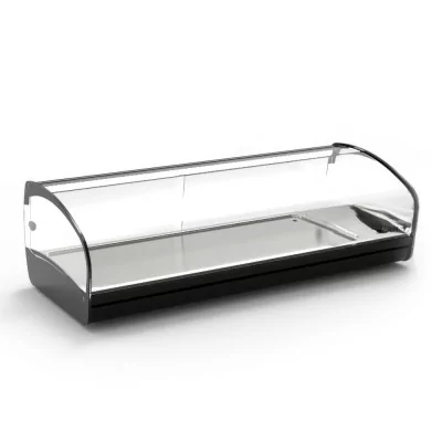 SAYL - Vitrine neutre à poser SHARK 1P éclairage LED L. 840 mm