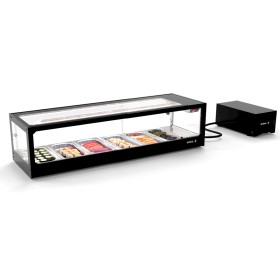 SAYL - Vitrine à sushi LOGIC groupe à distance 6x GN 1/3