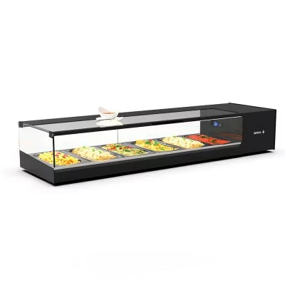 SAYL - Vitrine à tapas LOGIC TAPAS moteur à droite 6x GN 1/3