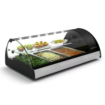 SAYL - Vitrine à tapas SPLENDID TAPAS éclairage LED 3x GN 1/1
