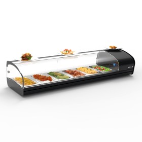 SAYL - Vitrine réfrigérée à tapas SHARK 1P groupe compact 6x GN 1/3