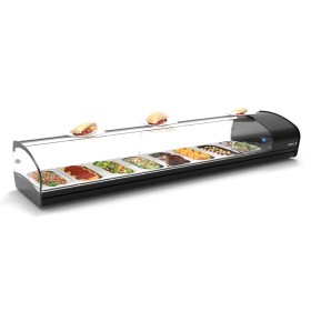 SAYL - Vitrine réfrigérée à tapas SHARK 1P groupe compact 8x GN 1/3