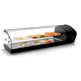 SAYL - Vitrine réfrigérée à tapas SHARK 2P groupe compact étagère L. 1320 mm